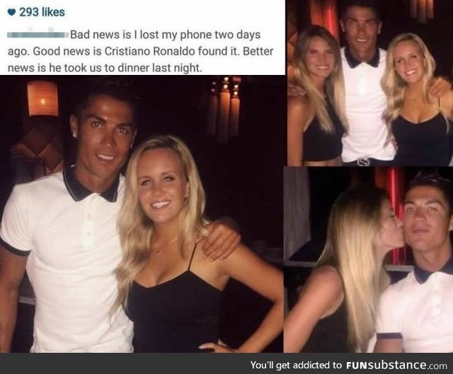 Good guy, Cristiano Ronaldo!