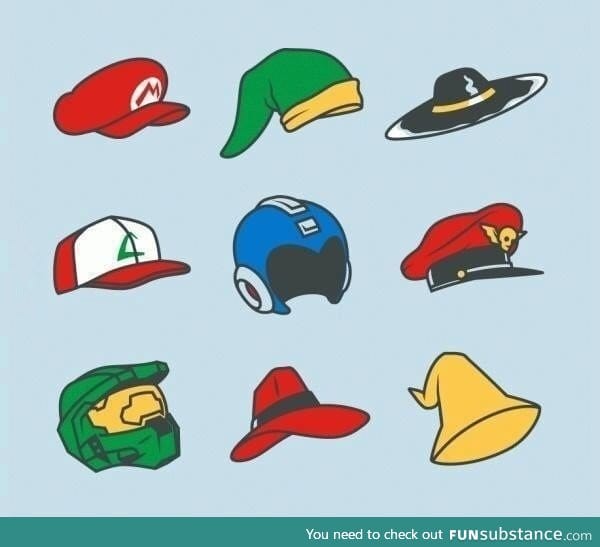 Choose one hat