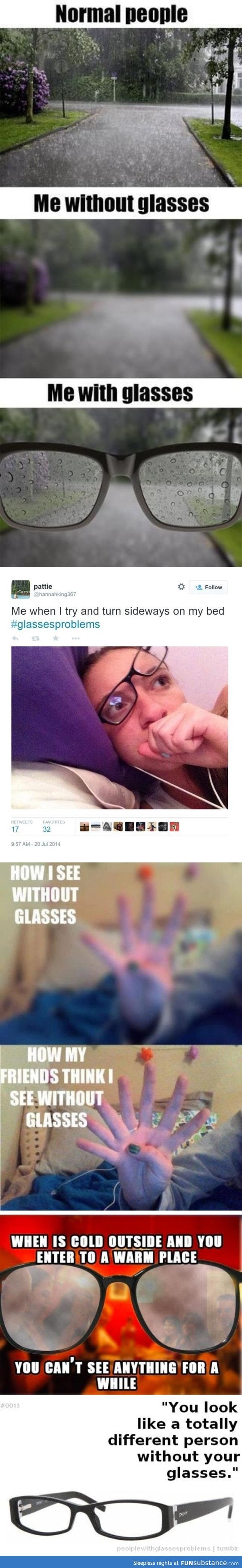 Glasses people problems