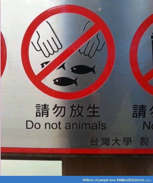 Oh, I'm going to animals