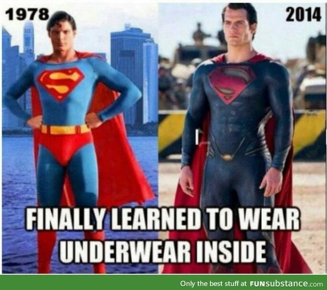 Superman has learned, at last