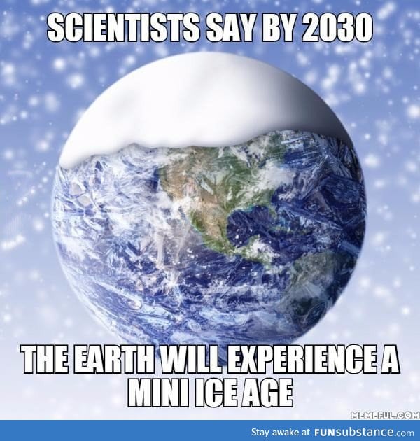 Woohoo! An ice age!