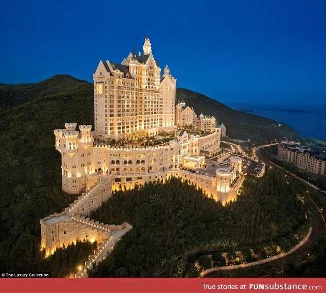 Hotel that looks like a castle in China