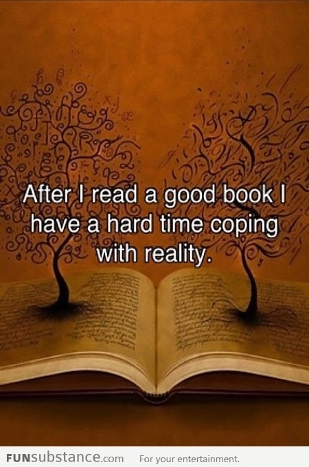 After I read a good book