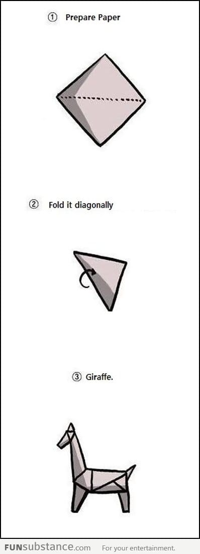 Three simple steps to mastering Origami