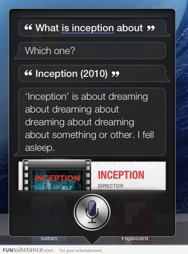 Siri being funny