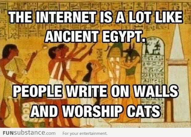 Internet vs Ancient Egypt