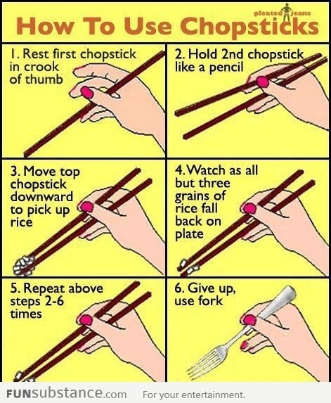 how to use chopstick