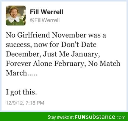 No girlfriend november
