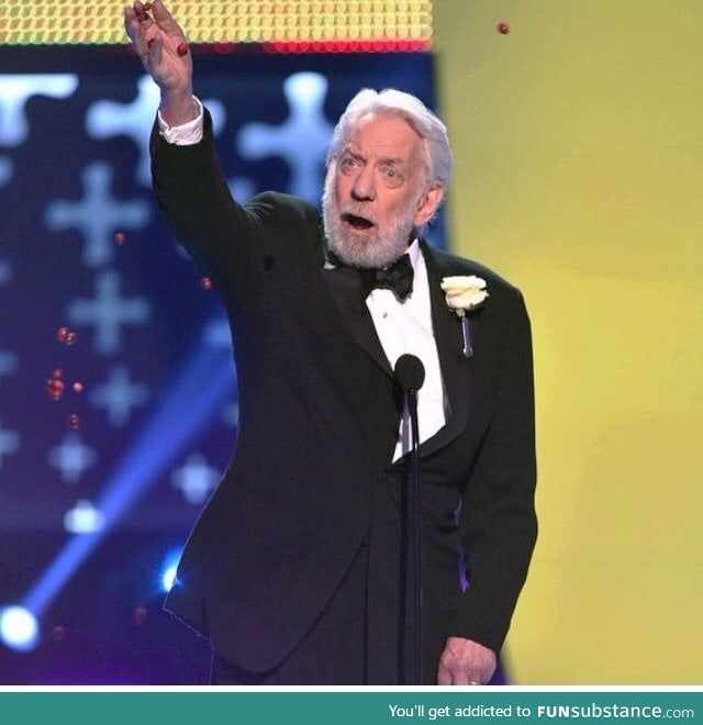 Remember when president snow threw nightlock for the audiance at kids choice awards