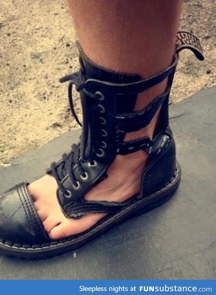 When it's hot out but you need to stay metal