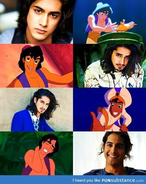 With the new live action, I propose Avan Jogia as Aladdin