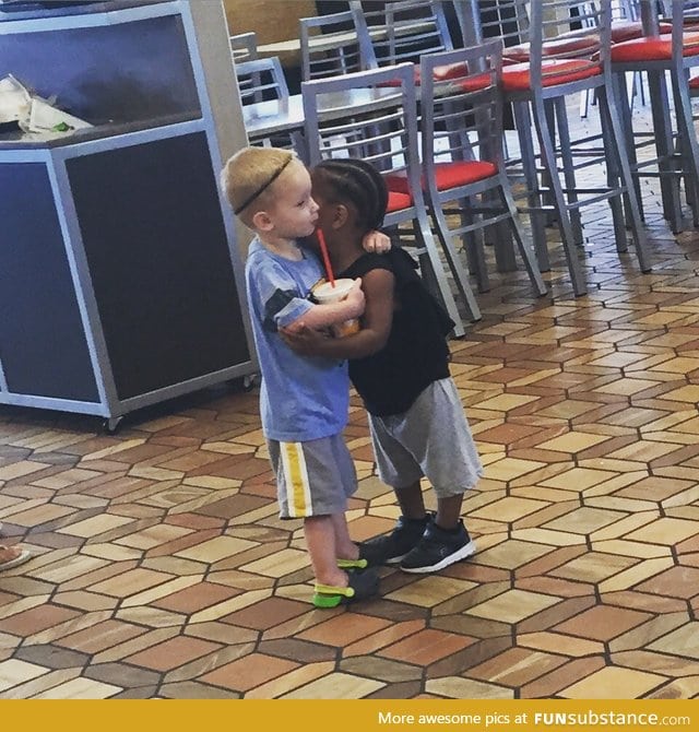 Hugging strangers in fast food restaurants, no big deal