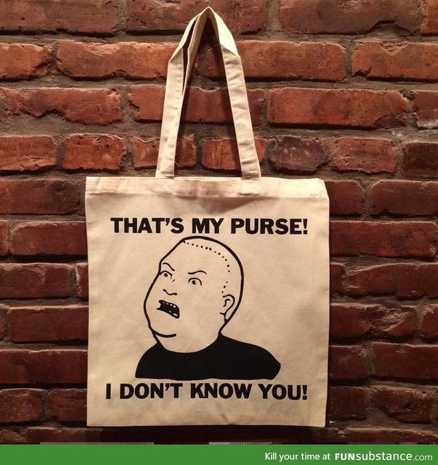 That's my purse! I don't know you!