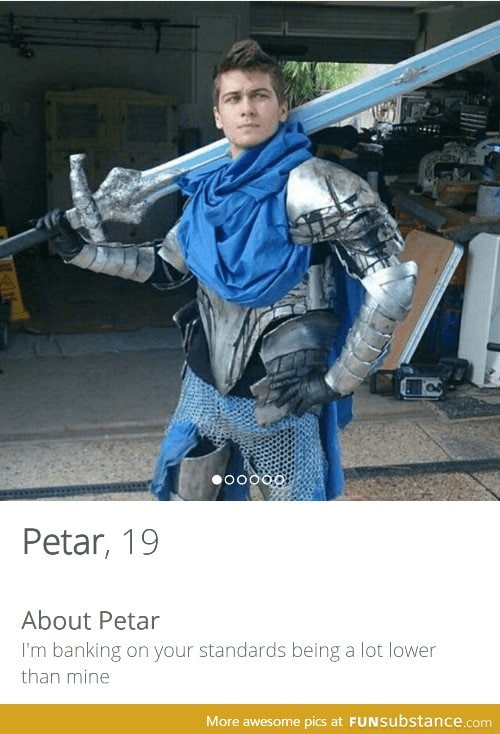 Awesome/funny tinder profile