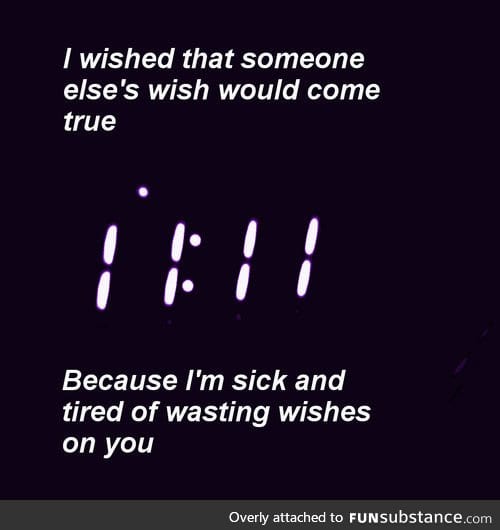 It's 11:11, make a wish!