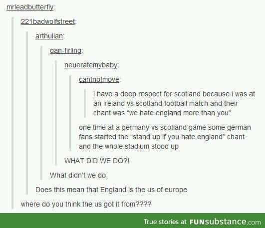 Everyone hates England