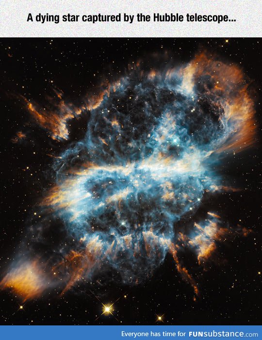 Photo of a dying star