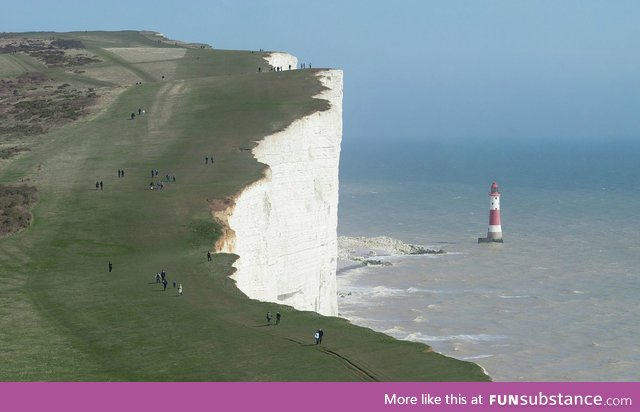 On the Seven Sisters cliffs