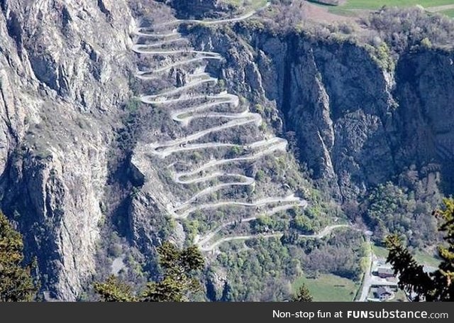This is the final climb in tomorrow's stage of the Tour de France