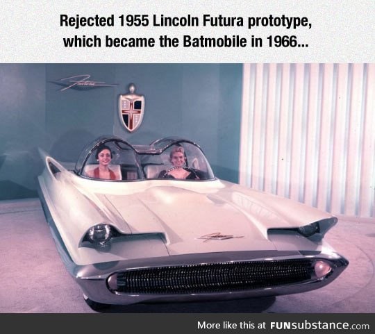 The origin of the batmobile