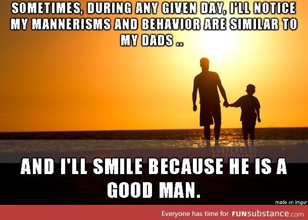 Here's to some of you good Dads out there