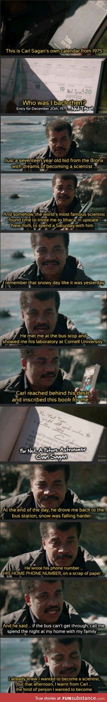 This is why Dr. Neil Tyson is the logical choice to bear the torch of Dr. Carl Sagan.