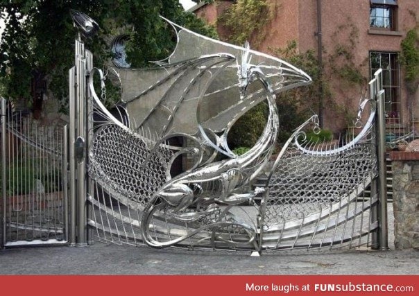 The most awesome gate Ive