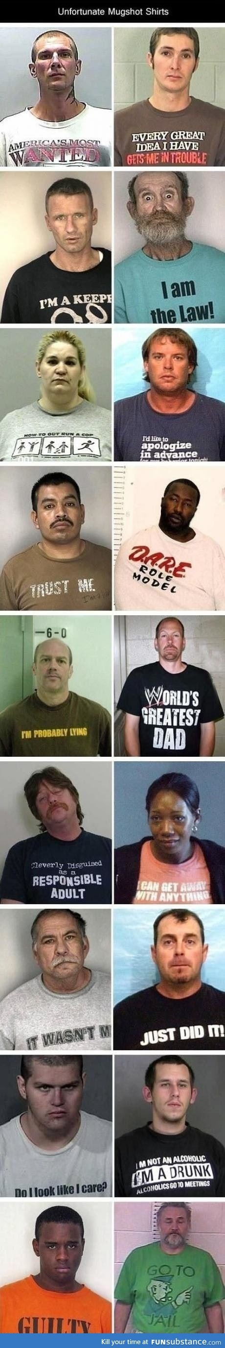 Unfortunate Mug shots