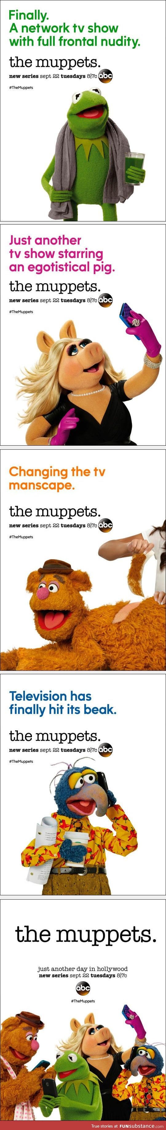 The new posters for the muppets are so funny