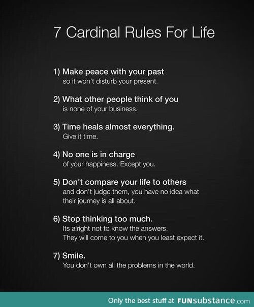 Magic rules for a better life