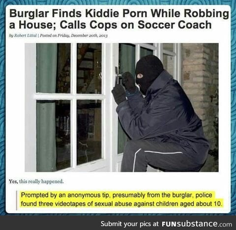 Good guy burglar