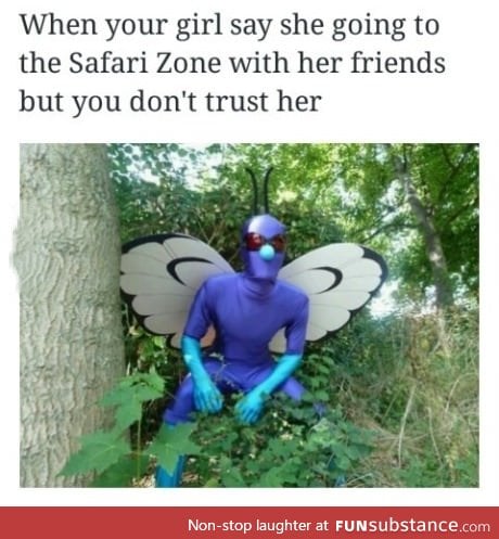 When your girl goes to the Safari Zone...