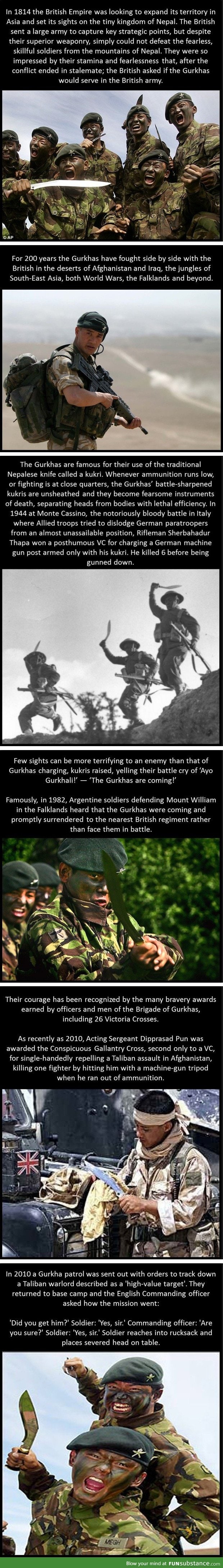 Gurkhas are the most feared warriors