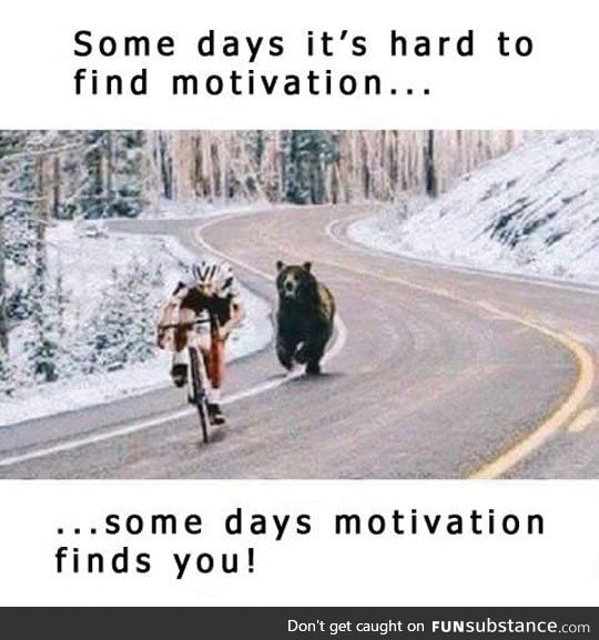 When you need motivation
