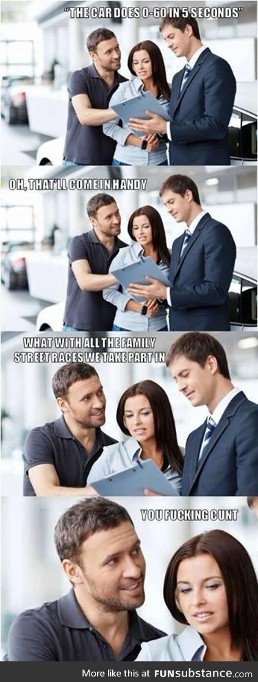 Scumbag car salesman