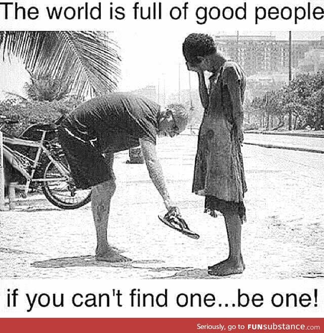 The world is full of good people