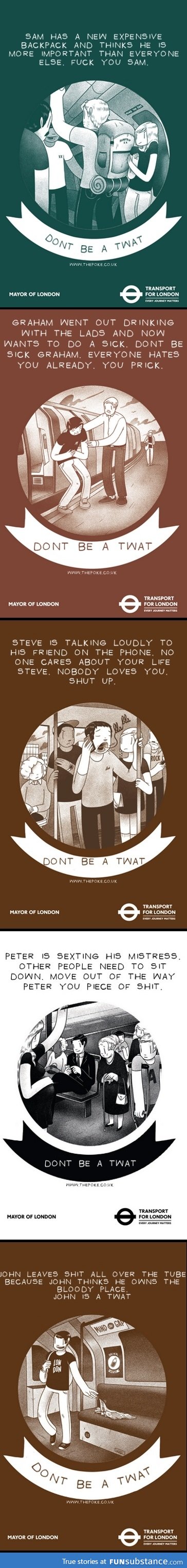 don't be a twat