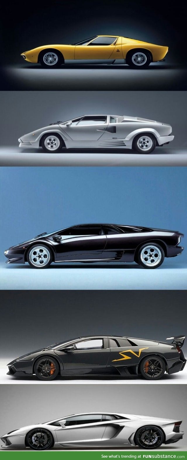 Five generations of the Lamborghini family