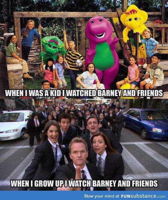 Barney and his friends