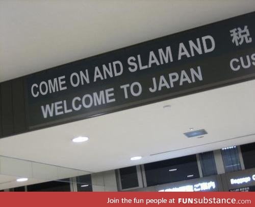 Japan is slam jammin