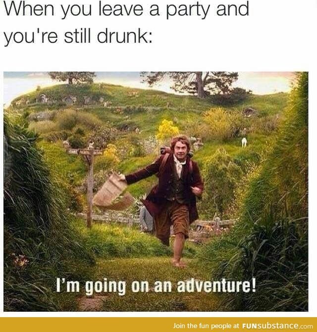 Drunk adventure