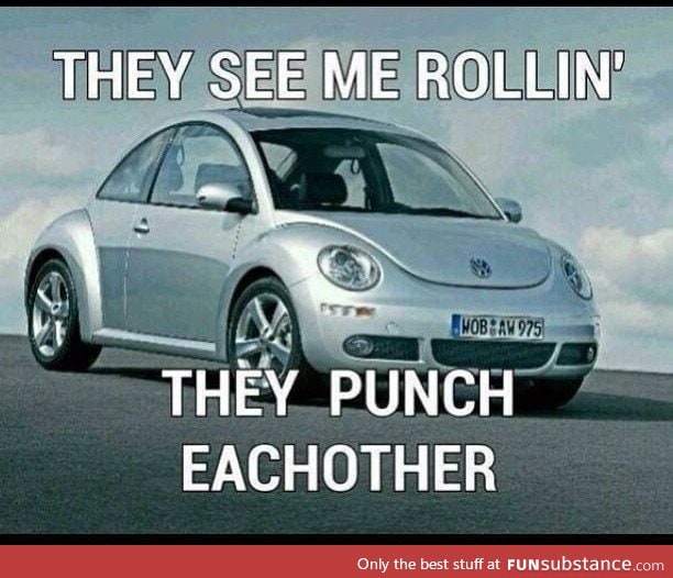 PUNCH BUGGY SILVER YOU LIL PIECE OF SHIT