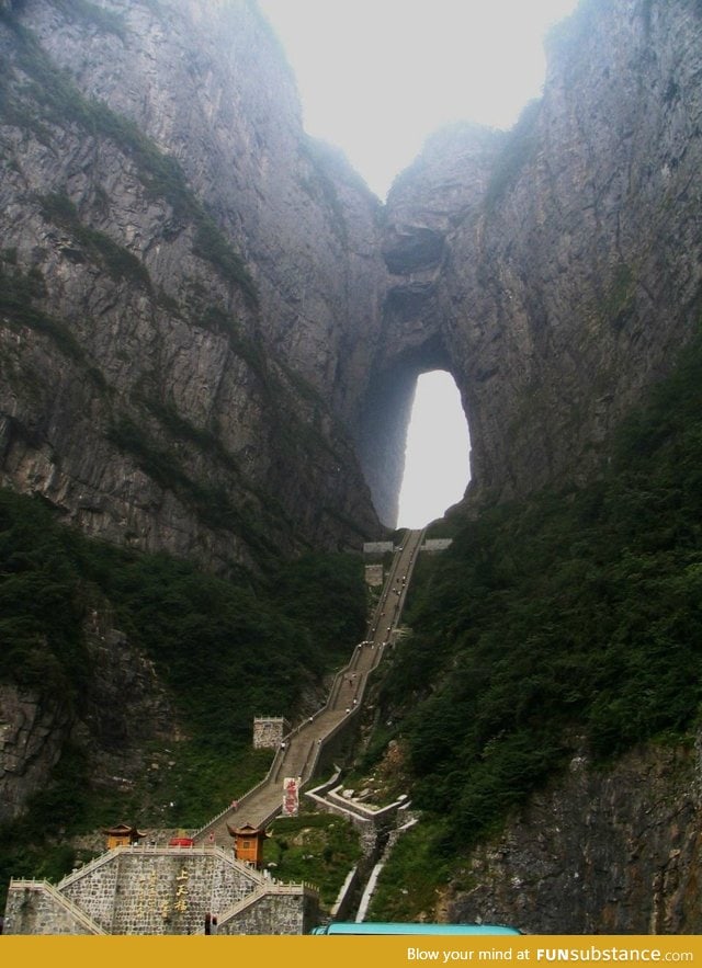 The Gateway to Heaven in Shandong, China
