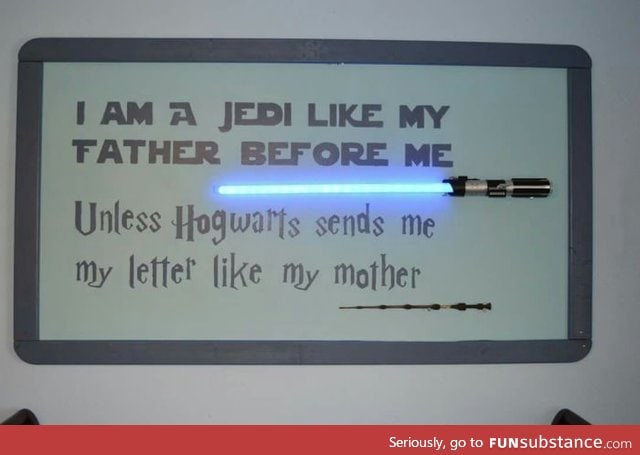 Jedi or Wizard? Like mother or like father?