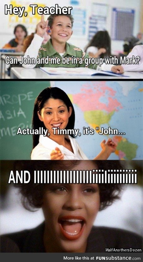 Gosh, Timmy, get it right!