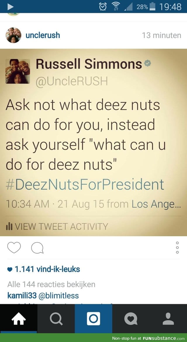 #DEEZNUTS IS BETTER THAN DONALD TRUMP