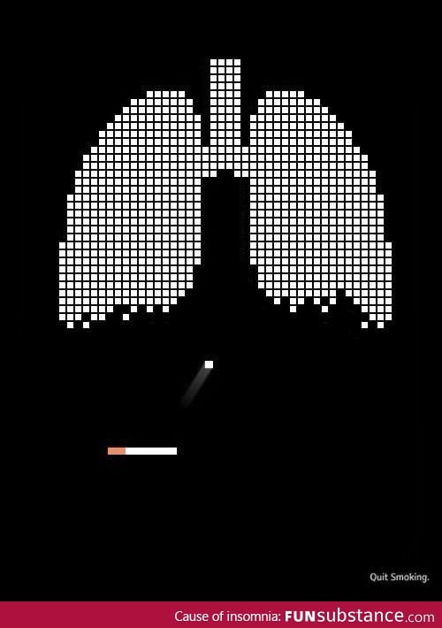 Clever anti-smoking ad