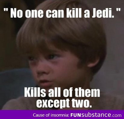 You can't kill a Jedi, they said