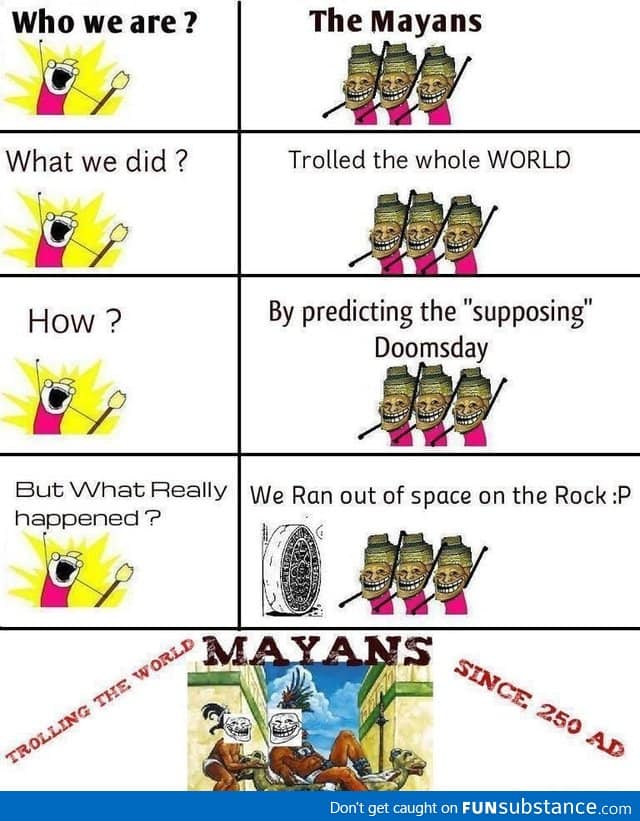 Mayans are trolls